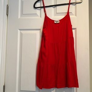 Show Me Your MuMu red cover up dress